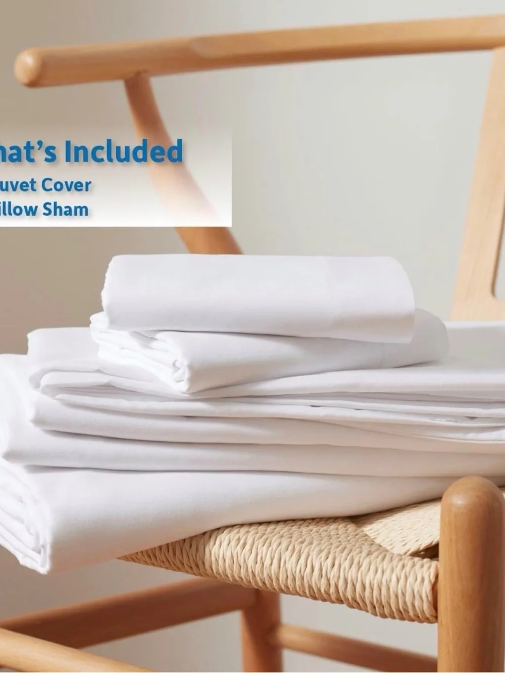 NESTL White Butter-soft Duvet Cover Set